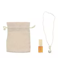 Lalique Set: Soleil Vibrant, Eau De Parfum, For Women, 15 ml +, Base Metal Necklace, For Women +, Textile, Textile Bag, For Women