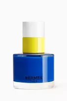 Hermes Hermès, Paris, Nail Polish, 62, Electric Blue / Nude, 15 ml