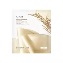 Anua Rice 70 Glow Collagen Glow Sheet Mask for Face, 38 g