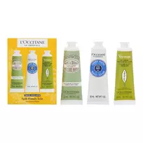 L`Occitane en Provence Set L'Occitane en Provence: Verbena, Hydrating Hand Cream, 30 ml + Shea Butter, Moisturizing Hand Cream, 30 ml + Almond, Nourishing Hand Cream, 30 ml