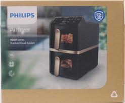 SALE OUT. Philips NA462/70 Dual Basket Airfryer 4000 Series, 10 L, Black/Copper | SALE OUT. Philips Dual Basket Airfryer | NA462