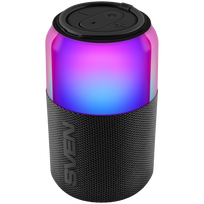 portable speaker SVEN PS-130, red, power output 10W (RMS), TWS, Bluetooth, USB, lithium battery