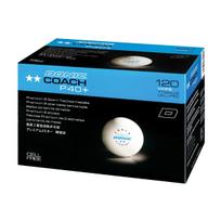 Stalo teniso kamuoliukai DONIC P40+ Coach 2žv. 120 vnt White