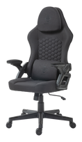DELTACO GAMING DC130 GAM-180 žaidimų kėdė, lininis audinys, juoda