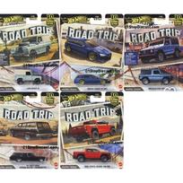 PRE-ORDER Hot Wheels Premium Road Trip Modeliukų rinkinys (Land Rover,Subaru Legacy Wagon,Mercedes G Class,Chevy Wagon,Toyota Tacoma)