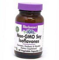 Soy Isoflavones, Non-GMO Soy Isoflavones, Bluebonnet Nutrition 60 veg caps (72393007) 60vcaps