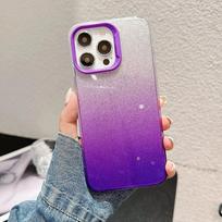 Clear Glitter Phone Case For iPhone 11 Case iPhone 14 15 12 13 Pro Max 15Pro Luxury Bling Colorful Gradient Shockproof Cover For iPhone 15