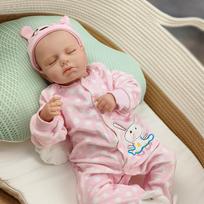 Mielos Reborn lėlės 48cm Loulou Rankų darbo Tapyta Realistiška Reborn lėlė Vaikams Dovanos Muñecas Para Niñas 48cm