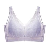 Fat Girl Big Boobs Small Bra Thin Plus Size Bra Girl No Underwire Full Cup Push-up Bra Top Nipple 75B balta