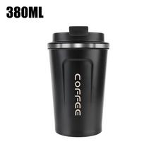 Thermo Cafe automobilinis termoso puodelis arbatai vandeniui kavai nepraleidžiantis kelioninis termo puodelis kavos puodelis 380/510 ml dvigubas nerūdijantis plienas 401-500ml