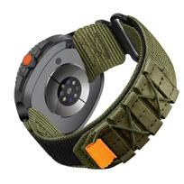 Nylon Loop Strap for Samsung Galaxy Watch 8 40mm 44mm 8Classic 46mm Sports Bracelet for Galaxy Watch Ultra 2025 47mm Wristband Galaxy Watch 8 40mm žalia