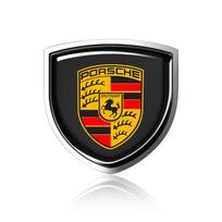 1 vnt. 3D metalinis automobilio durų skydo emblema Automobilio kėbulo ženkliukas Lipdukas Stilius Porsche Boxster Cayenne Panamera Macan Cayman 911 918 996 917 991