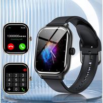H9 PRO MAX Išmanusis laikrodis Bluetooth skambučiai Pranešimų priminimas 24 valandų sveikatos stebėjimas Išmanusis laikrodis Dovana vyrams ir moterims juoda