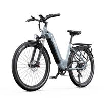 Elektrinis dviratis ONESPORT OT05 250W variklis 18.2AH Didžiausias greitis 25Km/h Didžiausias nuotolis 120Km 27.5 x2.25 hydraulic braking pilka