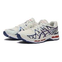 Asics Gel-Kayano 20 Cream White Blue Red 1203A388-101 Men's Size EU 37 balta