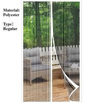 100x210cm Magnetinės durys-tinklas nuo uodų Lengvai montuojamos Savaime užsidarančios Draugiškos gyvūnams Apsauga nuo vabzdžių Tinkleliai terasos durims 100x210cm gray