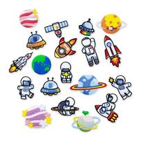 Self-Adhesive Cartoon Astronaut Embroidery Cloth Patch for DIY Bags and Clothing Decoration