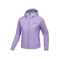 Skechers Basic Sports Series Casual Comfortable Versatile Hooded Jacket Women Jackets Purple-Mist P125W127-0028 S