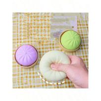 Aesthetic Flour Bun Squeeze Ball, Portable Sensory Fidget with Steamer United States