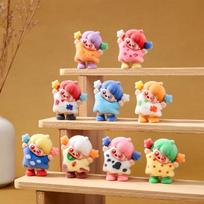 9pcsSet YOYO Figure Toy Cute Girls Figurine Desktop Decoration Model Ornaments Toys Fans Gifts įvairiaspalvis