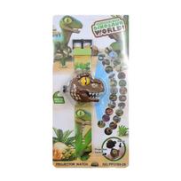 Toy Electronic Tyrannosaurus Rex Kids Watch Cartoon Digital WristWatch Dinosaur Projection Watch A