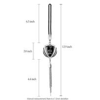 For Opel OPC Astra K Vectra Corsa Zafira Insignia Mokka Car Interior Rearview Mirror Metal Pendant Hanging Ornament Decoration