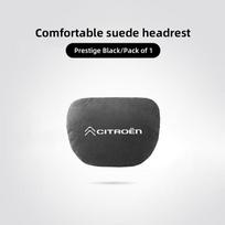 Breathable Car Neck Pillow Premium Suede Memory Foam Headrest For Citroen C5X e-C4 X e-C3 C4 C3 C5 Berlingo C-Elysee Keychain