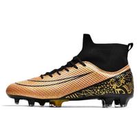 Youth Training Sports Spike Sneakers Student High Top World Cup Shoes Shattered Spike Soccer Shoes 36