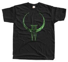 QUAKE 2 LOGO GAME T shirt BLACK WHITE SIZES FROM S TO 5XL S