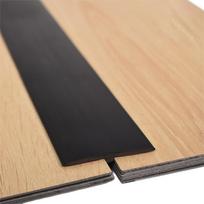 Kilimo iki plytelių grindų perėjimo juosta Lipni T formos profilio apdailos juosta Namų laminato grindų sujungimo juosta Durų angai juoda