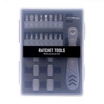 24in1 Ratcheting Screwdriver Set Right Angle Anti-slip Mini Ratchet Wrench Set 36-Tooth Wear-resistant Offset Screwdriver Set
