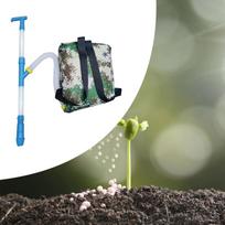 Fertilizer Spreader with Backpack Bag Gardening Portable Fertilizer Applicator for Vegetables Corn Backyard Broadcast Garden