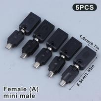 Male to Female USB Adapter 360 Degree Rotation Swivel Flexible Connection for Efficient Desk Setup Home Office