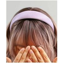 Ribbon satin hair tie, polka dot angel scrunchie, voluminous pearl hairband