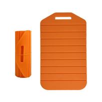 Flexible Kitchen Chopping Mat Non-Stick Food Prep Tool Folding Cutting Board  Outdoor Cooking oranžinė