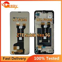 LCD Screen and Digitizer Full Assembly For ZTE Nubia Neo 5G With Frame