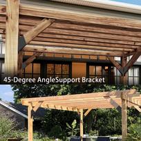 Outdoor Gazebo Support Brackets Heavy Duty Steel Frame Reinforcement Kit Includes Screws for 1 2 4 6 8 Piece Gazebo Frame Assembly and Stability S juoda