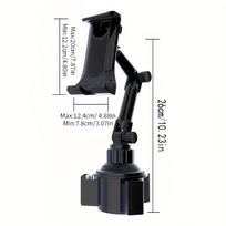 Car phone holder, car cup holder drink holder phone navigation holder, adjustable rotating phone holder