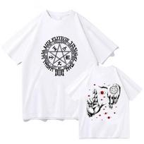 Anime Hellsing Ultimate T-shirts Unisexs Clothing Graphic Manga Alucard Eyes Harajuku Cotton Tees Unisex Summer Top Unisex Streetwear 4XL