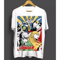 Japonų Anime Vyrų ir Moterų Marškinėliai Gundam Wing Marškinėliai Japonų Anime Marškinėliai Manga Marškinėliai Grafikos Menas Visų Dydžių S balta