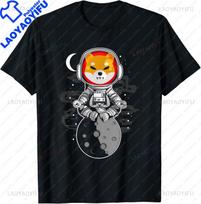 Shiba Inu Spacesuit Moon Shib Army Crypto Token Coin TShirt Kawayi Y2k Unisexs Clothing Graphic T Shirts Camiseta Hombre S