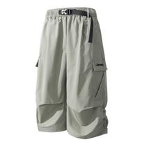 JEEP Men's Ice Silk Quick-Dry Capri Cargo Pants 3XL alyvuogių žalios spalvos