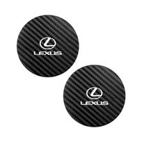 2pcs Car Cup Holder Anti Slip Insert Coaster Pads Accessories For Lexus GX470 LS400 LX470 LX570 RC350 UX250h ES350 RX450h