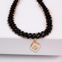 Choker Collarbone Chain Women'S Short Neck Strap Love Rubik'S Cube Neck Jewelry Women'S Collar Sexy Neck Chain