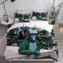 Game Gorilla Tag Bedding Sets Comforter Quilt Bed Cover Duvet Cover Pillow Case 2-3 Pieces Sets Bedroom Decoration Home Textiles 135cm*200cm