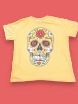 Hasta Siempre Womens Yellow Sugar Skull Shirt Dia De Los Muertos Day Of Dead XXL 2XL