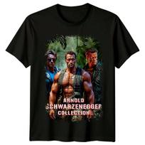 Arnoldas Schwarzeneggeris Filmo Plakato Įkvėptas Marškinėliai Retro Marškinėliai Unisex 4XL