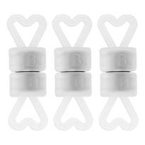 6Pcs Metallic Balloon Weights Stylish Load-Bearing Blocks for Party Balloon Holders Wedding Celebration Outdoor Decoration 0.86X0.47X0.43in balta