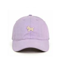 Fashion Breathable Embroidery Pony Baseball Caps Adjustable Hiphop Sunscreen Hats Vintage Cotton Baseball Hats Men Women violetinė