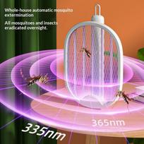 Foldable Electric Mosquito Killer Fly Swatter Trap Usb Rechargeable Mosquito Light Insect Killer With Uv Light one size